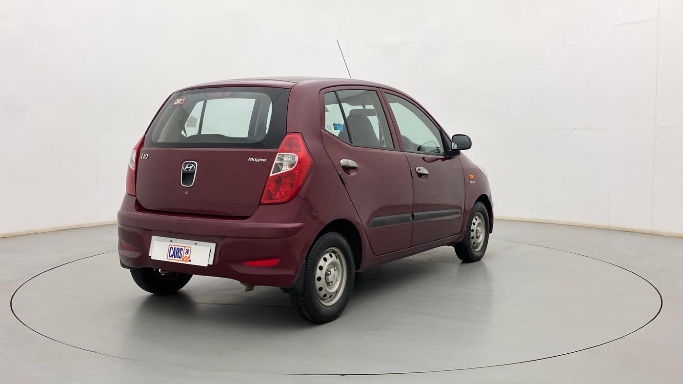 2013 Hyundai i10 MAGNA 1.1, CNG, Manual, 36,586 km, Right Back Diagonal