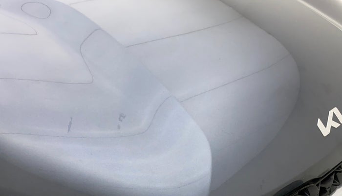 2022 KIA SONET HTK PLUS 1.0 IMT, Petrol, Manual, 11,390 km, Bonnet (hood) - Minor scratches