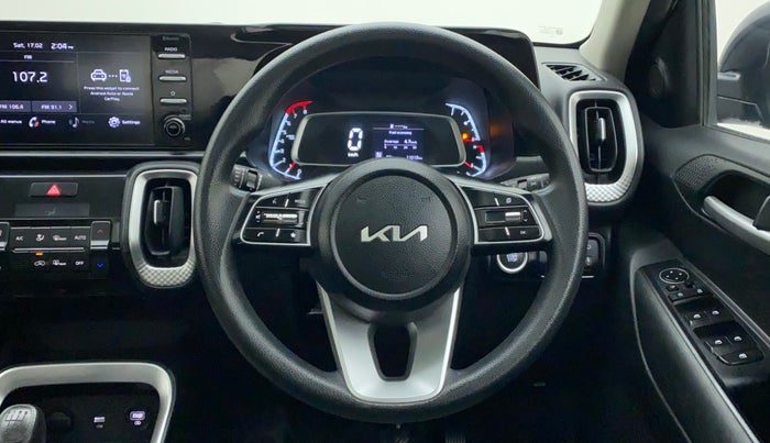 2022 KIA SONET HTK PLUS 1.0 IMT, Petrol, Manual, 11,390 km, Steering Wheel Close Up