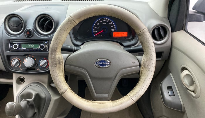 2015 Datsun Go T, Petrol, Manual, 54,171 km, Steering Wheel Close Up