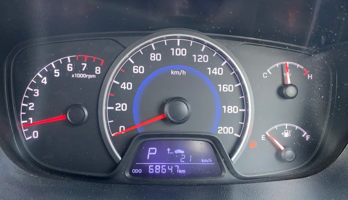2016 Hyundai Grand i10 ASTA (O) AT 1.2 KAPPA VTVT, Petrol, Automatic, 68,631 km, Odometer Image