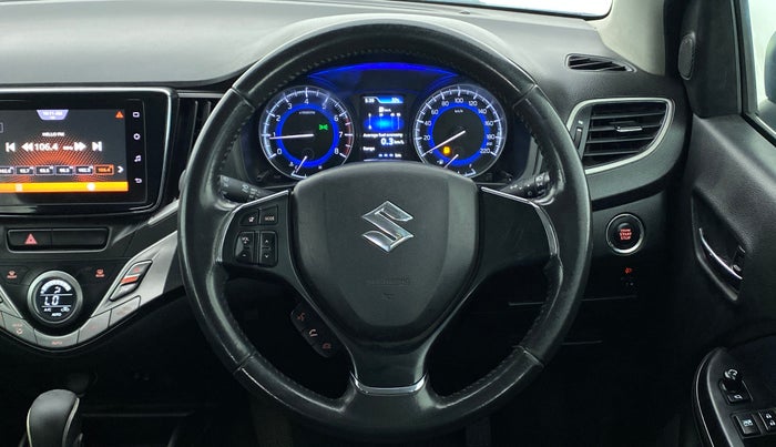 2019 Maruti Baleno ALPHA 1.2K12  AT, Petrol, Automatic, 40,058 km, Steering Wheel Close Up