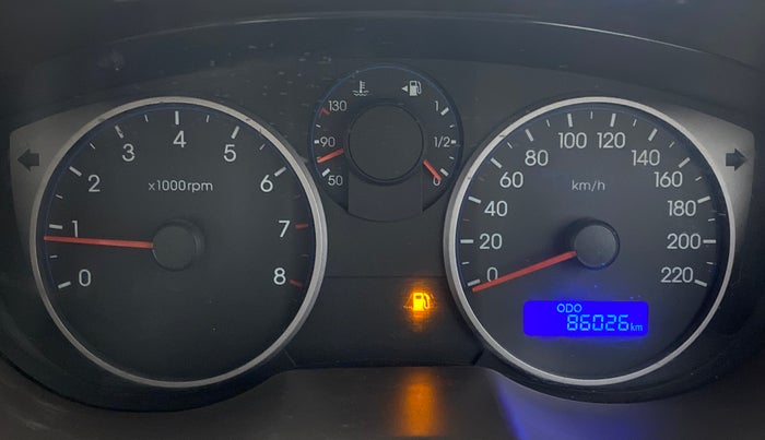 2011 Hyundai i20 MAGNA O 1.2, CNG, Manual, 86,504 km, Odometer Image