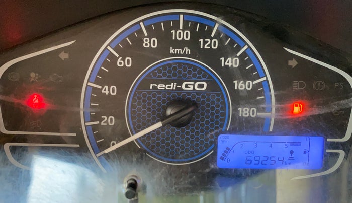 2020 Datsun Redi Go T, Petrol, Manual, 69,254 km, Odometer Image