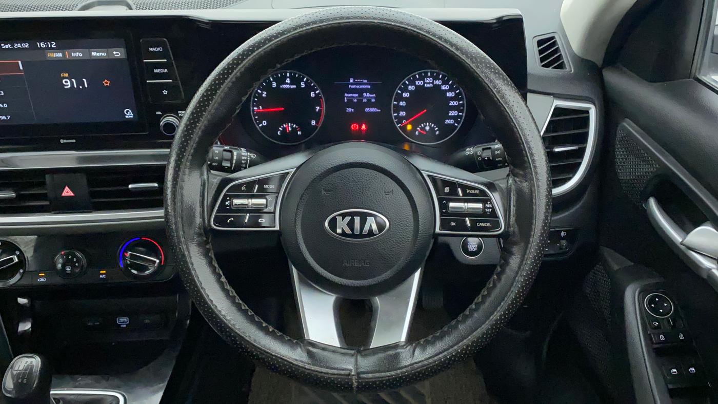 2019 KIA SELTOS HTK PLUS 1.5, Petrol, Manual, 86,050 km, Steering Wheel Close Up