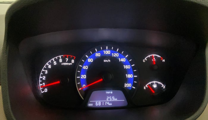 2014 Hyundai Xcent S (O) 1.2, Petrol, Manual, 68,104 km, Odometer Image