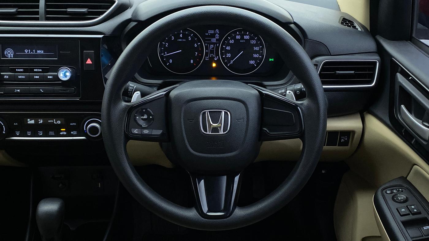 2020 Honda Amaze 1.2L I-VTEC V CVT, Petrol, Automatic, 8,175 km, Steering Wheel Close Up