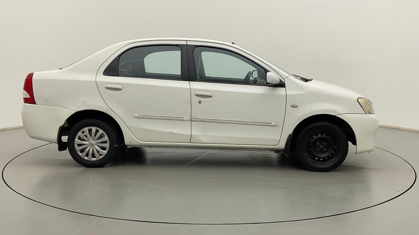 2011 Toyota Etios G, Petrol, Manual, 55,790 km, Right Side View