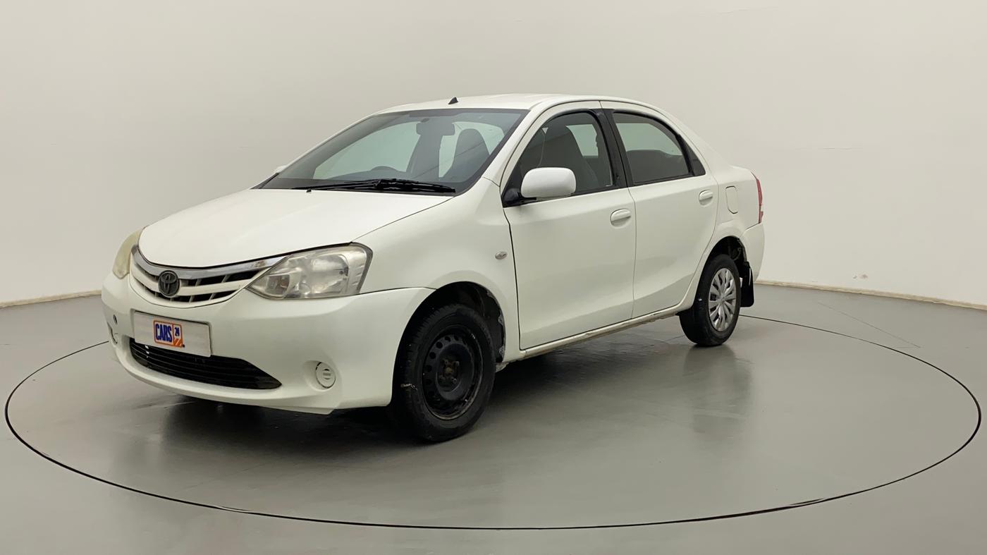 2011 Toyota Etios G, Petrol, Manual, 55,790 km, Left Front Diagonal