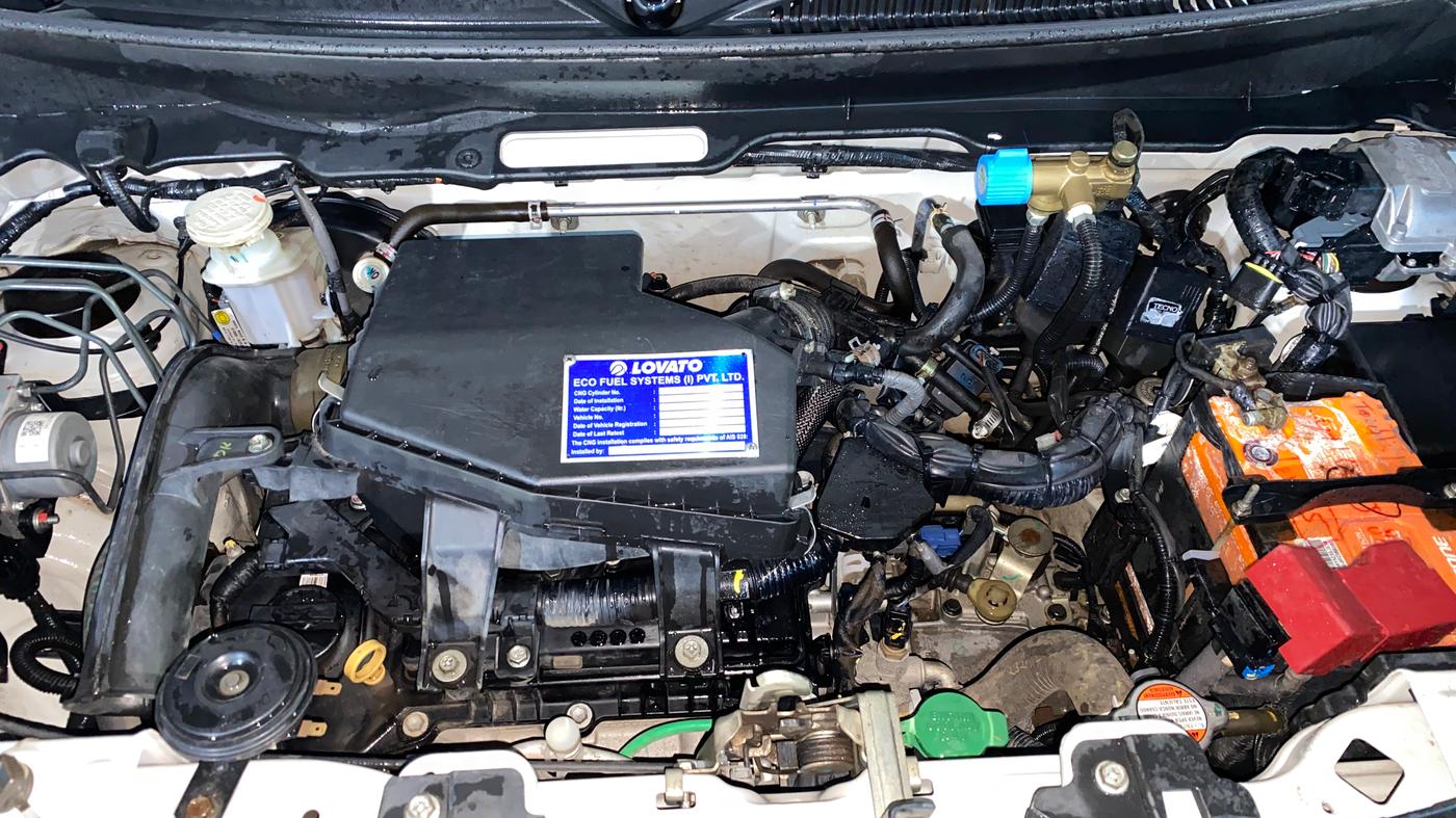 2022 Maruti S PRESSO VXI+, CNG, Manual, 48,172 km, Engine View