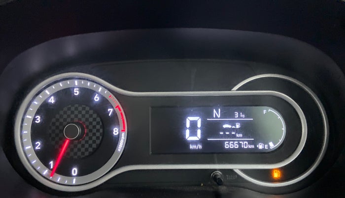 2020 Hyundai AURA SX PLUS 1.2 AMT, Petrol, Automatic, 66,670 km, Odometer Image