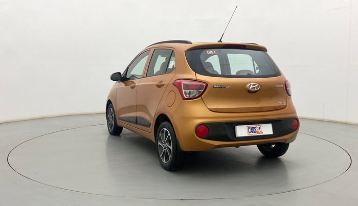 2017 Hyundai Grand i10 SPORTZ (O) AT 1.2 KAPPA VTVT, Petrol, Automatic, 23,270 km, Left Back Diagonal