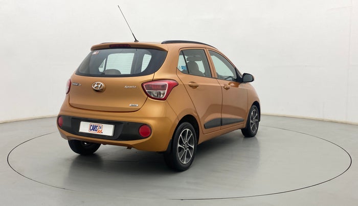 2017 Hyundai Grand i10 SPORTZ (O) AT 1.2 KAPPA VTVT, Petrol, Automatic, 23,270 km, Right Back Diagonal