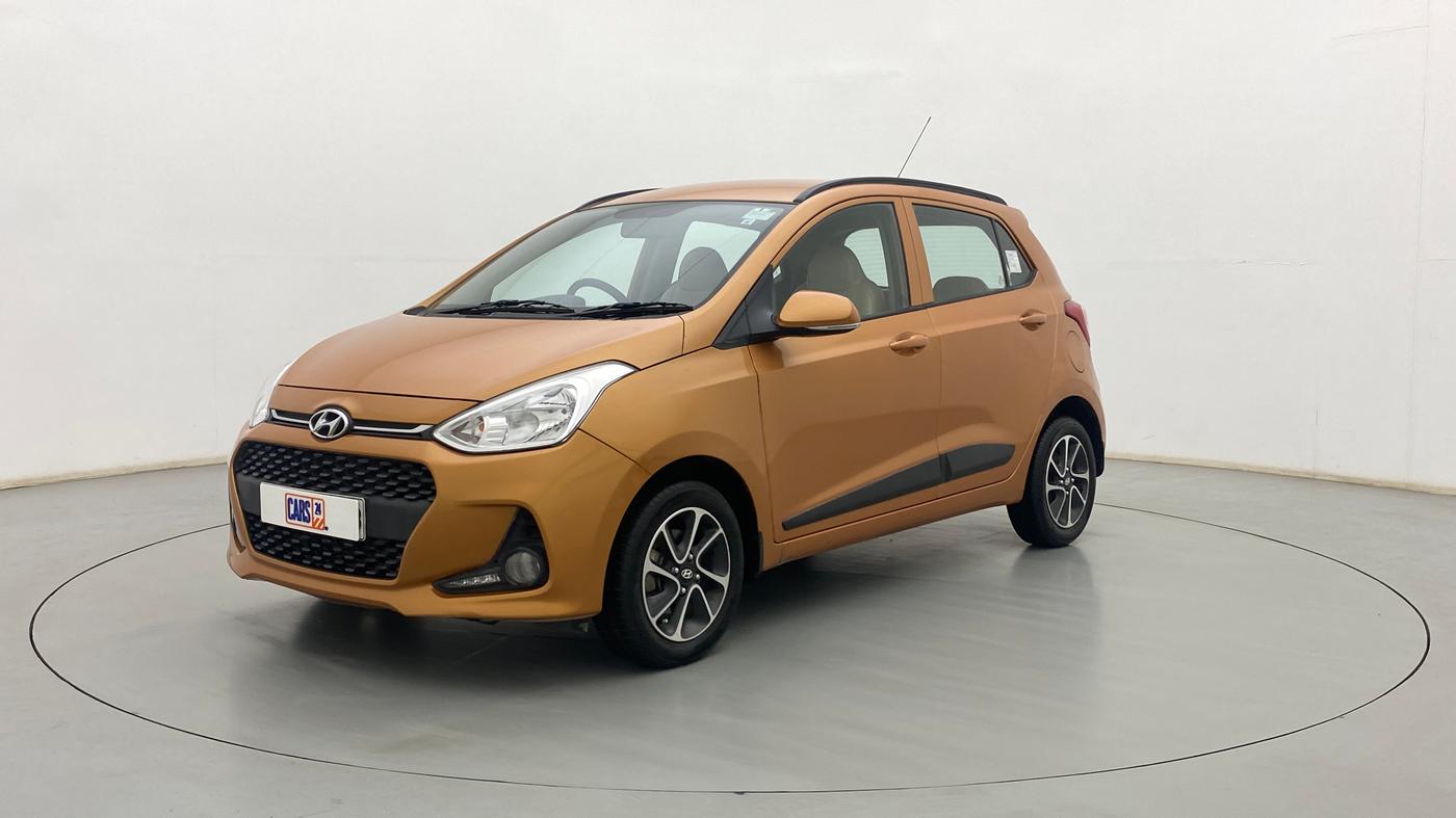 2017 Hyundai Grand i10 SPORTZ (O) AT 1.2 KAPPA VTVT, Petrol, Automatic, 23,270 km, Left Front Diagonal