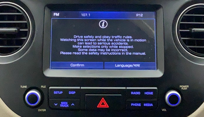 2019 Hyundai Xcent SX 1.2 CRDI, Diesel, Manual, 63,305 km, Infotainment System