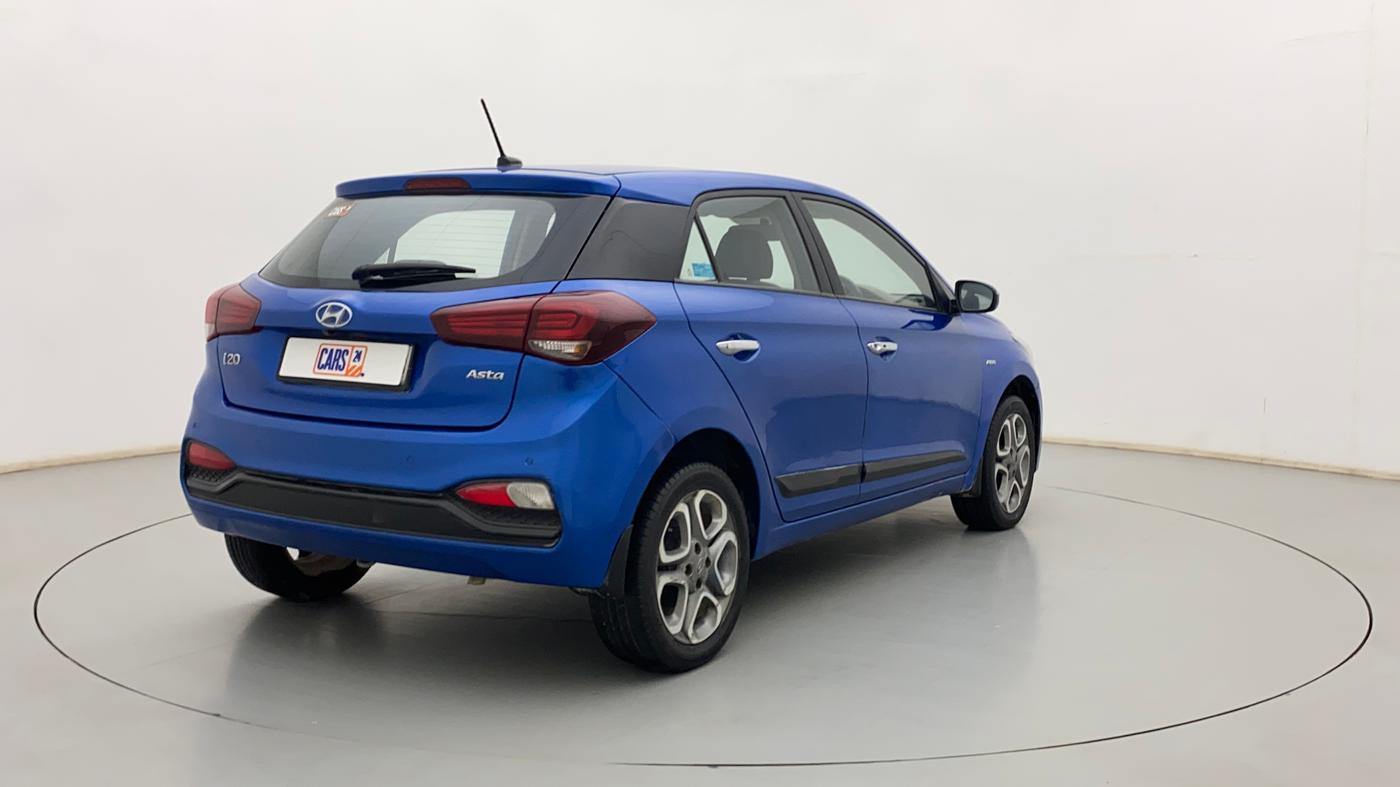 2019 Hyundai Elite i20 ASTA (O) CVT, Petrol, Automatic, 45,276 km, Right Back Diagonal