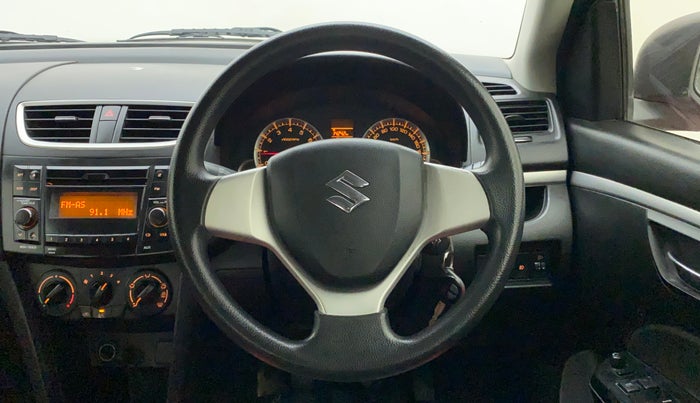 2015 Maruti Swift VXI, Petrol, Manual, 84,112 km, Steering Wheel Close Up