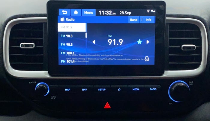 2020 Hyundai VENUE SX PLUS 1.0 TURBO DCT, Petrol, Automatic, 22,328 km, Infotainment System