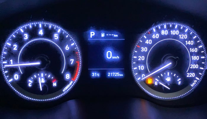 2020 Hyundai VENUE SX PLUS 1.0 TURBO DCT, Petrol, Automatic, 22,328 km, Odometer Image
