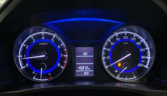 2017 Maruti Baleno DELTA PETROL 1.2, Petrol, Manual, 45,872 km, Odometer Image