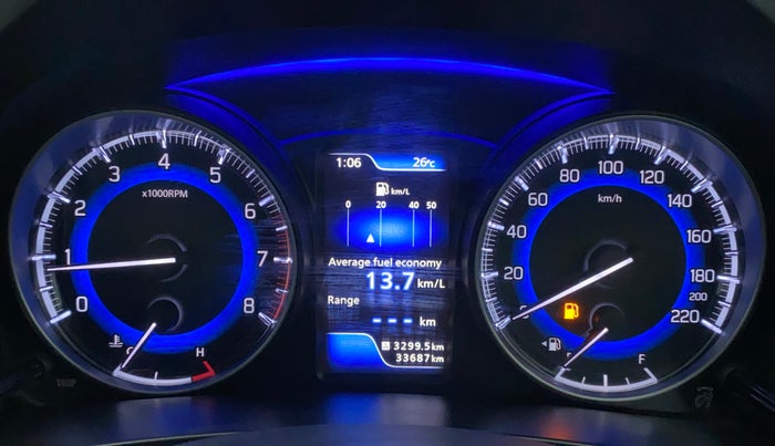 2019 Maruti Baleno ALPHA PETROL 1.2, Petrol, Manual, 33,686 km, Odometer Image