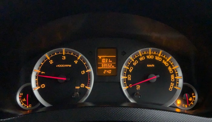 2016 Maruti Swift VDI, Diesel, Manual, 59,552 km, Odometer Image