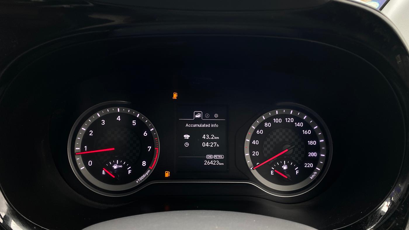 2025 Hyundai Grand i10 Sportz 1.2 Hy-CNG Duo, CNG, Manual, 26,420 km, Odometer Image
