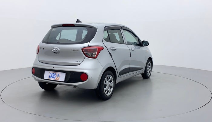 2017 Hyundai Grand i10 SPORTZ 1.2 KAPPA VTVT, Petrol, Manual, 74,968 km, Right Back Diagonal