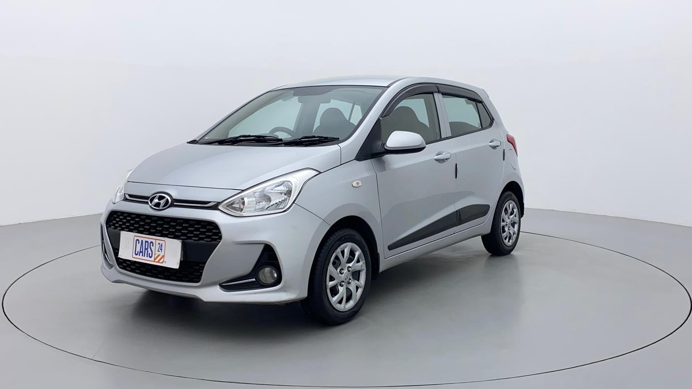 2017 Hyundai Grand i10 SPORTZ 1.2 KAPPA VTVT, Petrol, Manual, 74,968 km, Left Front Diagonal