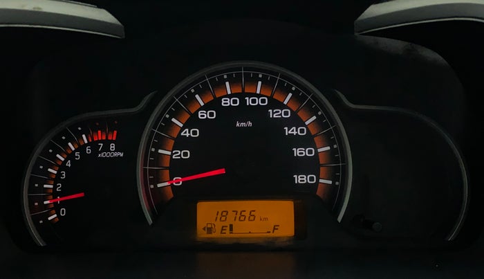 2017 Maruti Alto K10 VXI, Petrol, Manual, 18,861 km, Odometer Image