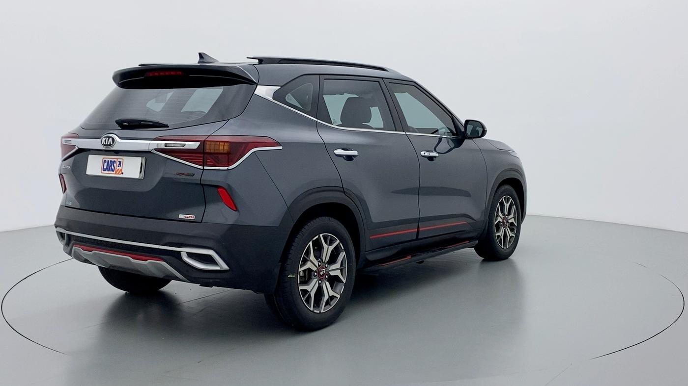2019 KIA SELTOS GTK 1.4 GDI PETROL, Petrol, Manual, 25,489 km, Right Back Diagonal
