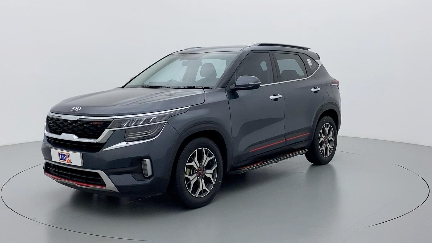 2019 KIA SELTOS GTK 1.4 GDI PETROL, Petrol, Manual, 25,489 km, Left Front Diagonal