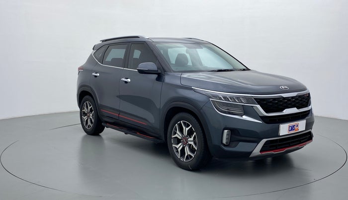 2019 KIA SELTOS GTK 1.4 GDI PETROL, Petrol, Manual, 25,489 km, Right Front Diagonal