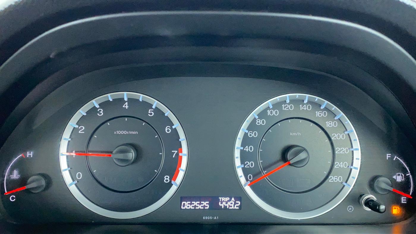 2011 Honda Accord 2.4 MT, Petrol, Manual, 63,306 km, Odometer Image