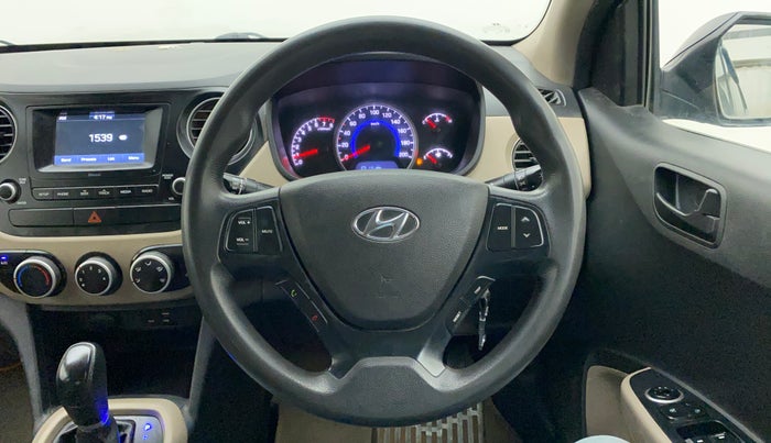 2018 Hyundai Grand i10 MAGNA AT 1.2 KAPPA VTVT, CNG, Automatic, 60,674 km, Steering Wheel Close Up