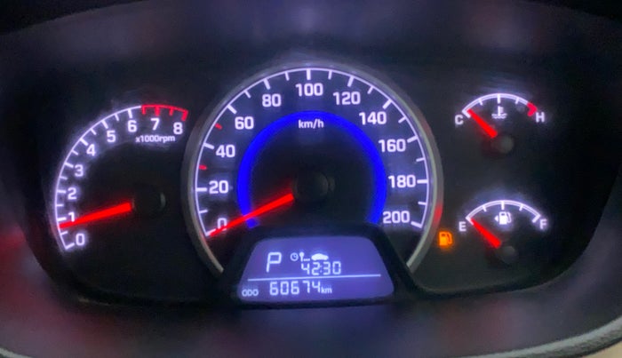 2018 Hyundai Grand i10 MAGNA AT 1.2 KAPPA VTVT, CNG, Automatic, 60,674 km, Odometer Image