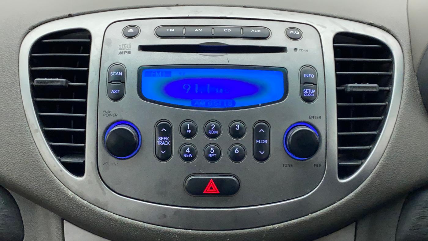 2012 Hyundai i10 SPORTZ 1.2, Petrol, Manual, 26,978 km, Infotainment System