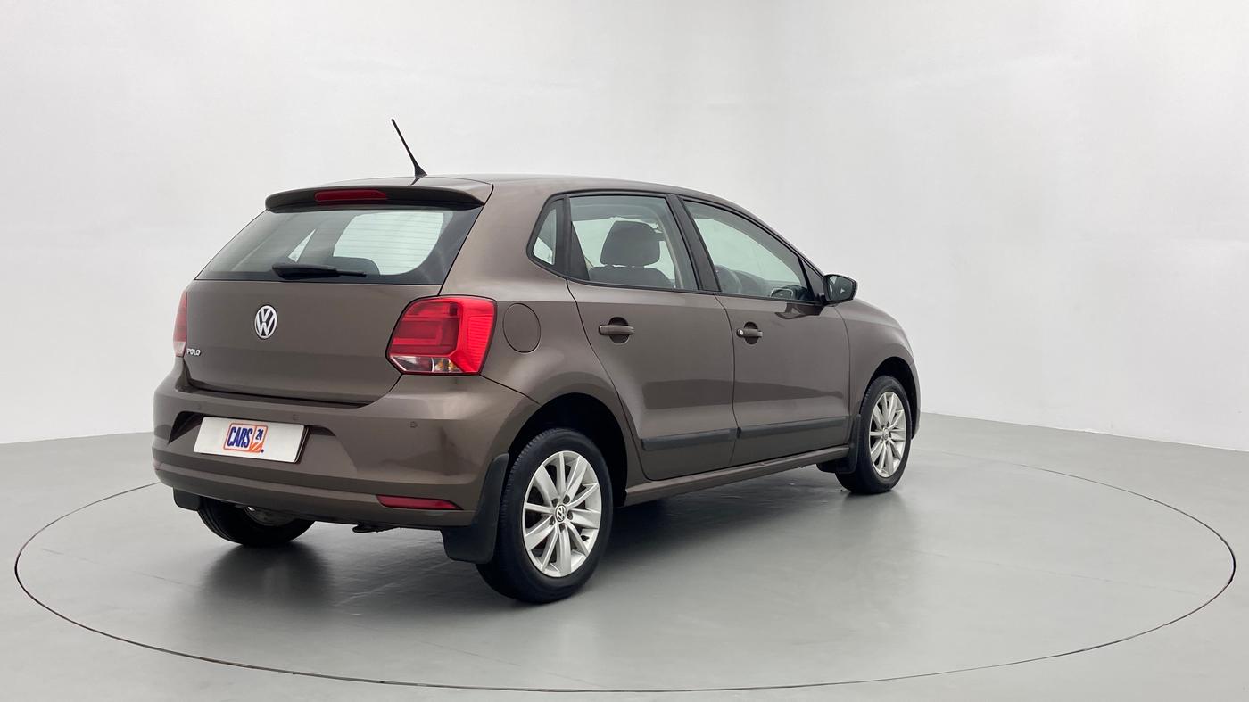 2017 Volkswagen Polo HIGHLINE1.2L PETROL, Petrol, Manual, 82,681 km, Right Back Diagonal