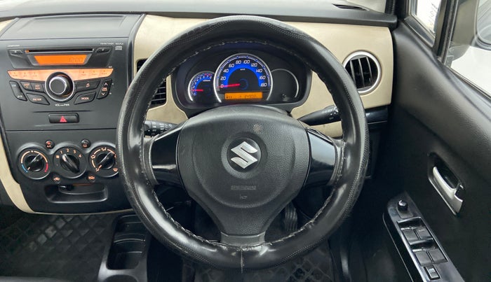 2017 Maruti Wagon R 1.0 VXI+ (O) MT, Petrol, Manual, 34,902 km, Steering Wheel Close Up