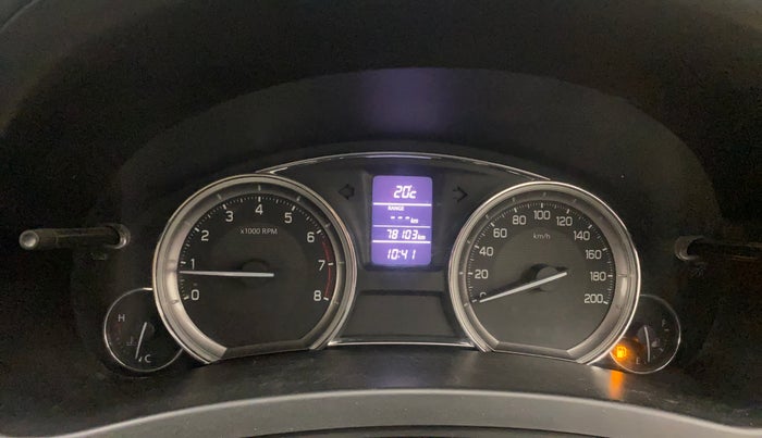 2014 Maruti Ciaz ZXI, Petrol, Manual, 78,079 km, Odometer Image