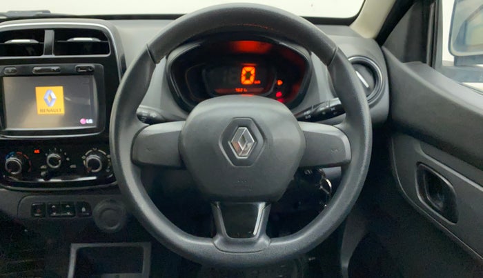 2015 Renault Kwid RXT 0.8 (O), Petrol, Manual, 7,621 km, Steering Wheel Close Up