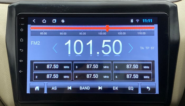 2020 Maruti Dzire VXI, CNG, Manual, 91,571 km, Infotainment System