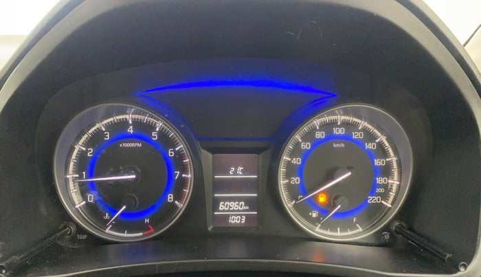 2016 Maruti Baleno DELTA PETROL 1.2, Petrol, Manual, 60,958 km, Odometer Image