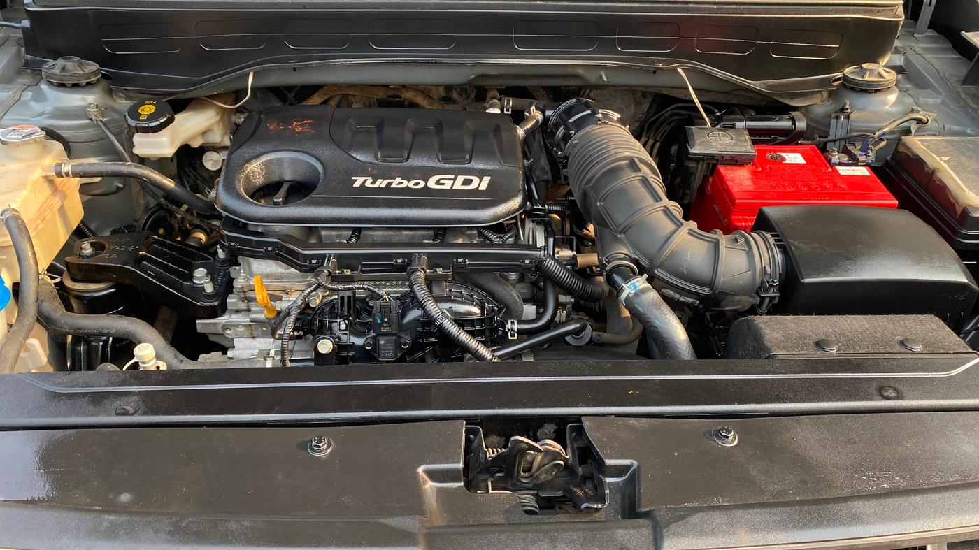 2021 Hyundai VENUE SX 1.0 (O) TURBO IMT, Petrol, Manual, 46,344 km, Engine View