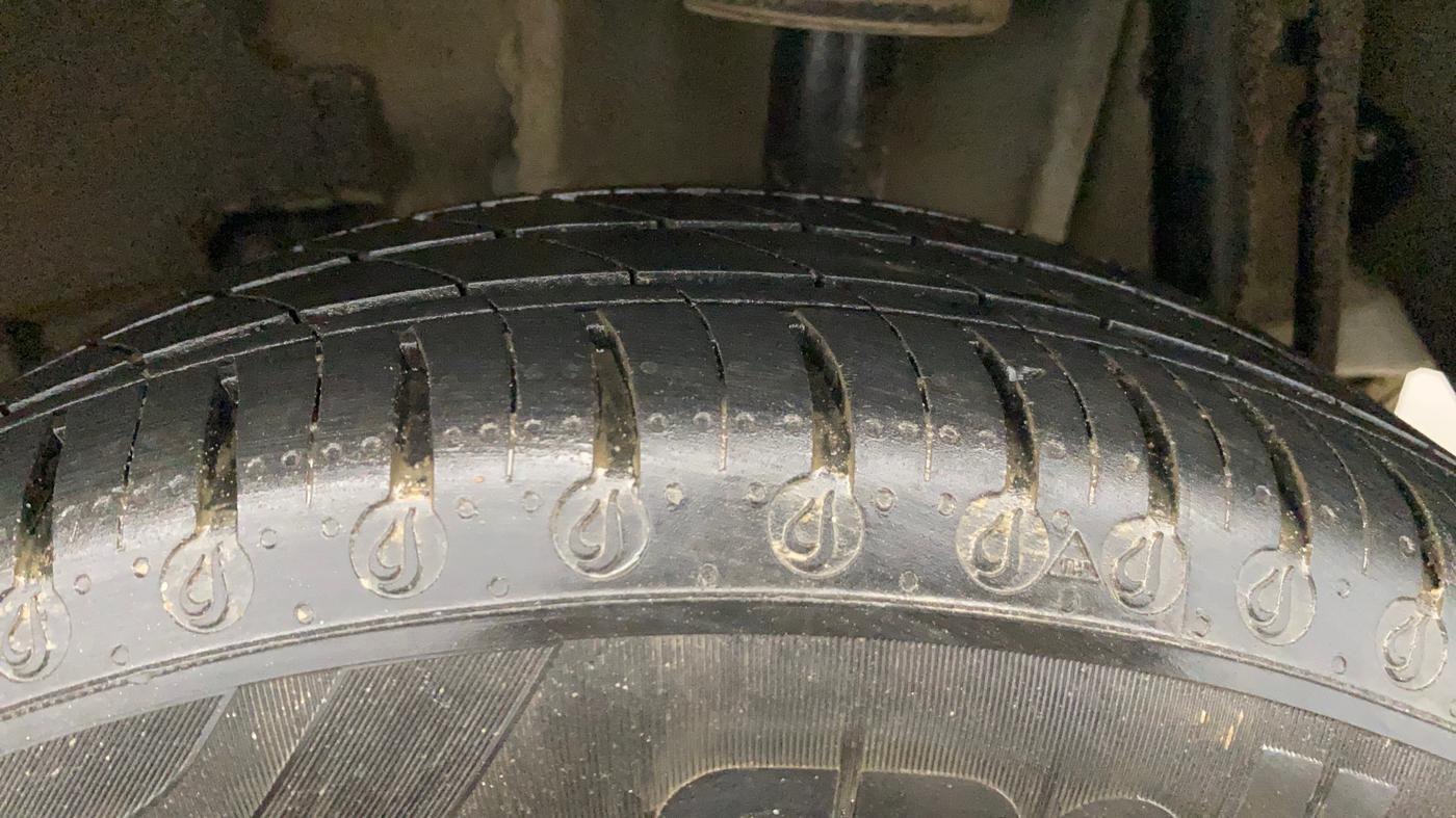 2024 Tata TIGOR XZA Plus iCNG , CNG, Automatic, 26,268 km, Left Rear Tyre Tread