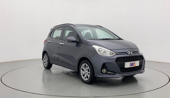 2019 Hyundai Grand i10 SPORTZ 1.2 KAPPA VTVT, Petrol, Manual, 63,238 km, Right Front Diagonal