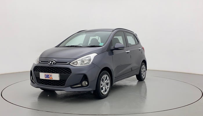 2019 Hyundai Grand i10 SPORTZ 1.2 KAPPA VTVT, Petrol, Manual, 63,238 km, Left Front Diagonal