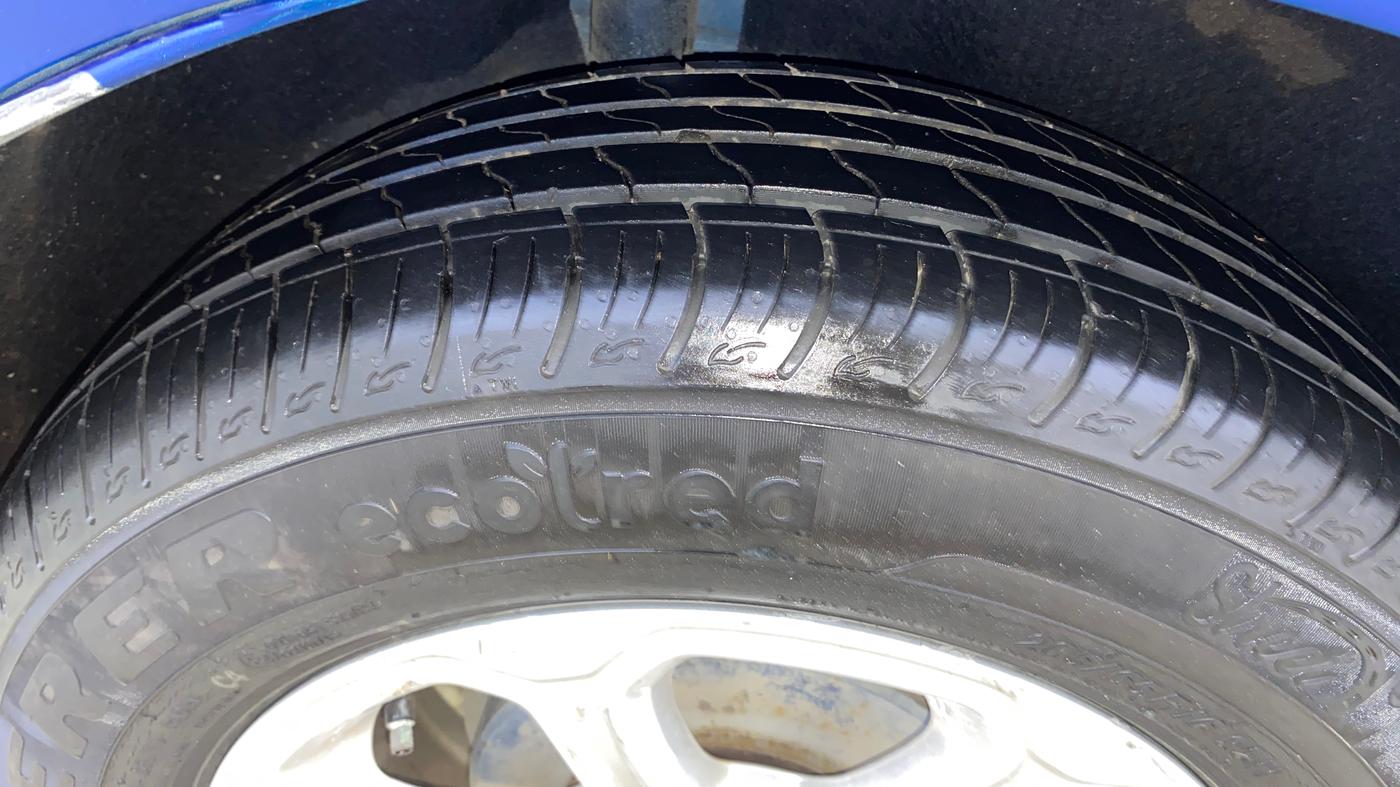 2020 Ford Ecosport TITANIUM + 1.5L PETROL AT, Petrol, Automatic, 69,126 km, Right Rear Tyre Tread