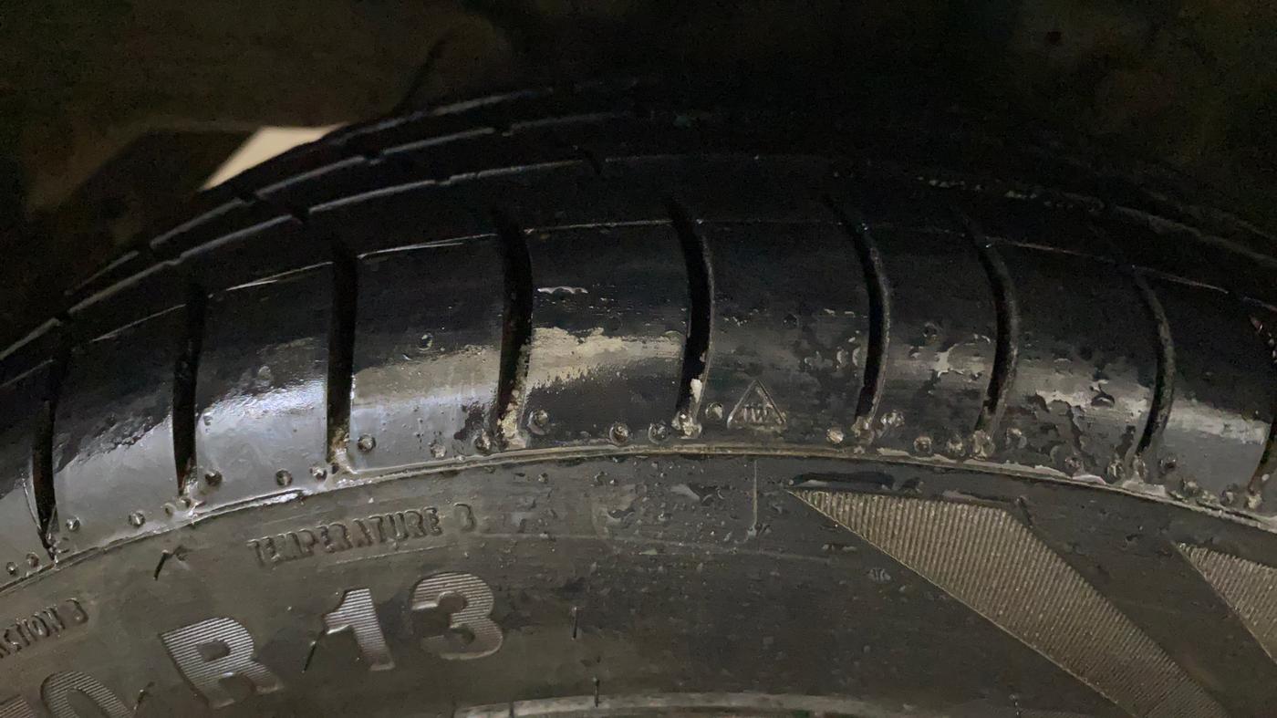 2018 Hyundai Eon ERA +, Petrol, Manual, 1,15,293 km, Right Rear Tyre Tread