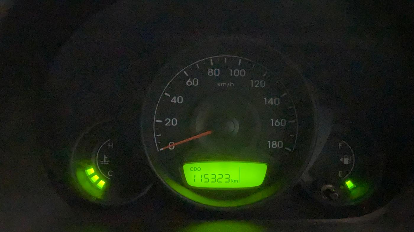 2018 Hyundai Eon ERA +, Petrol, Manual, 1,15,293 km, Odometer Image